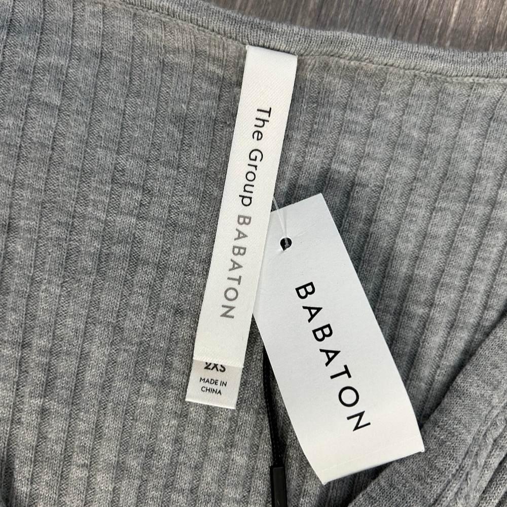 Aritzia The Group By Babaton Avalon Midi Dress Buttons Bodycon Stretch Fitted - Picture 10 of 16
